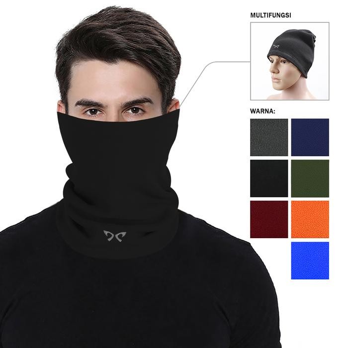Masker Polar Thermal Multifungsi Bandana Beanie Hat untuk Musim Dingin