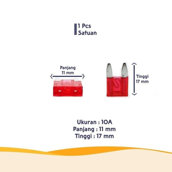 SALE Sekring Sikring Tancap Motor Besar Kecil Mio Beat Vario Karisma Supra Nmax Pcx Vixion Cb Dll /