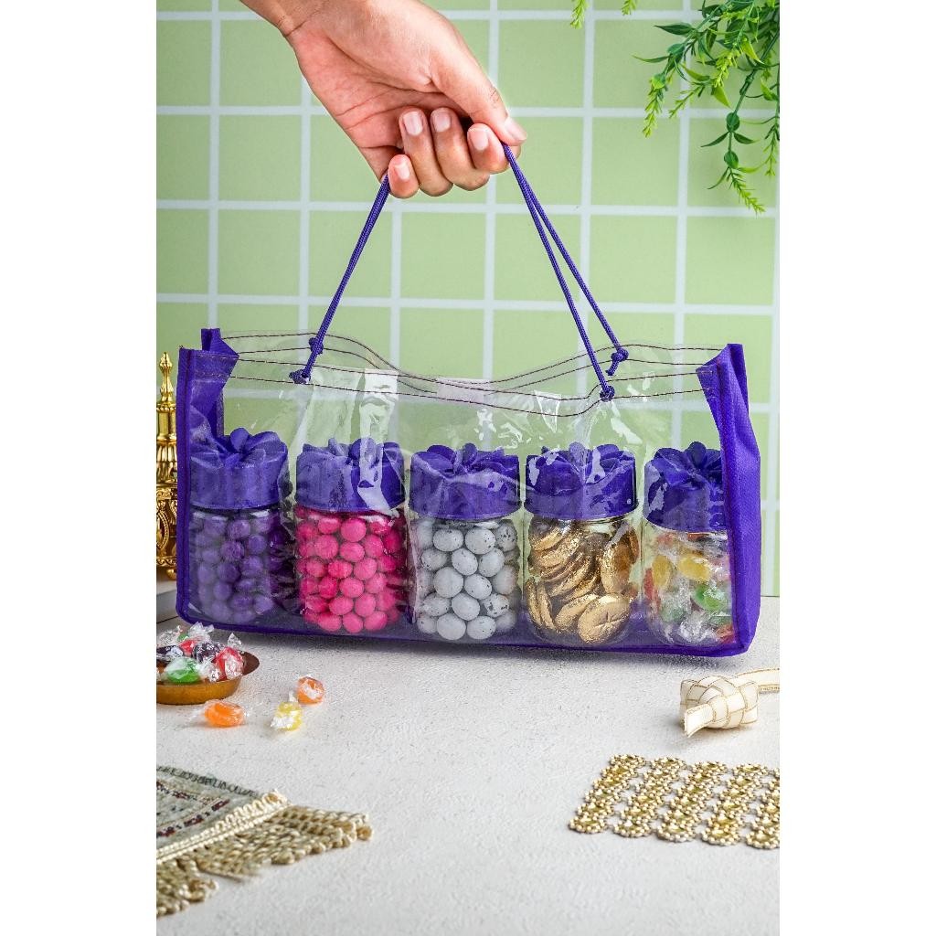 

hot deals hampers lebaran coklat 6 toples untuk parcel - chocolate, food