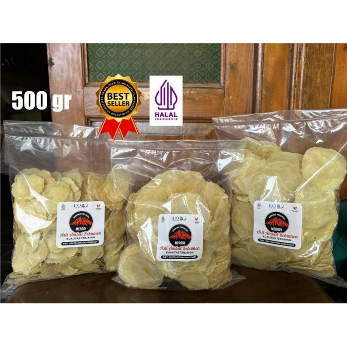 

500gram EMPING MELINJO KHAS KEBUMEN SIAP GORENG RASA ORIGINAL
