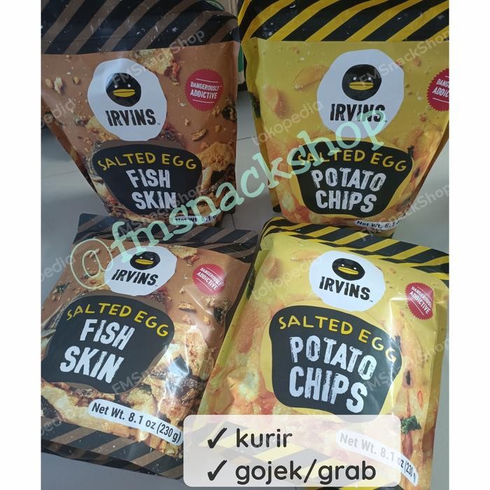 

READY irvins salted egg fish skin / irvins salted egg potato chips