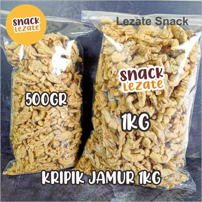 

Kripik Jamur Tiram Crispy 1KG Enak Gurih Keripik Jamur Kiloan Original