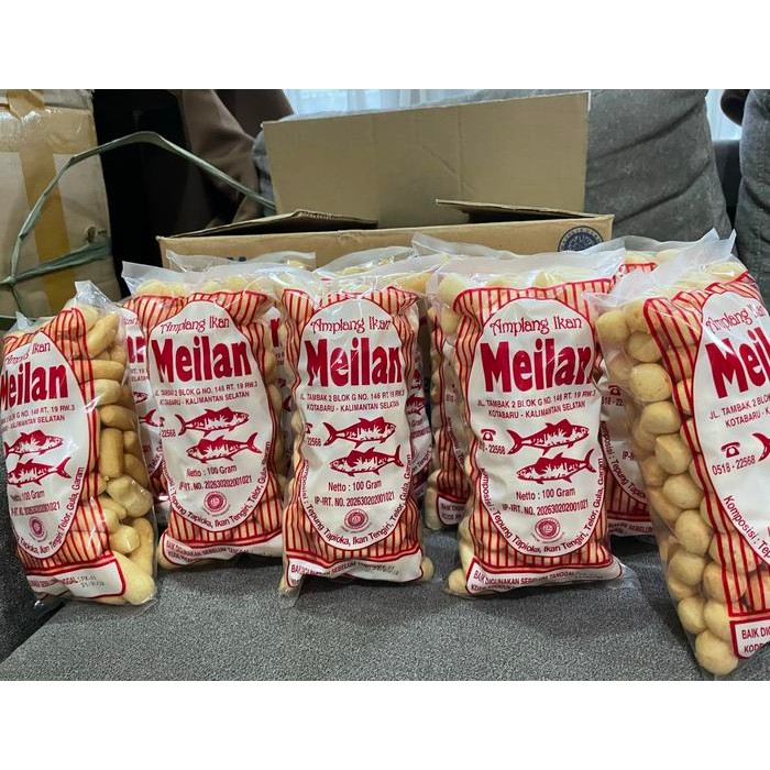 

Amplang meilan 1 dus menggunakan dus biasa