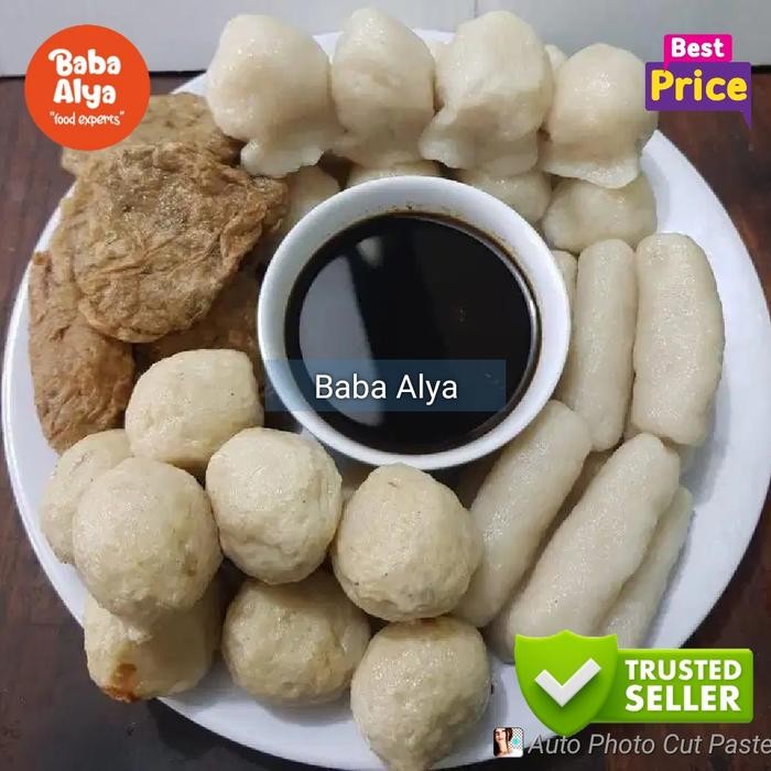 

Pempek Palembang Kecil Paket Campur isi 20 pcs + Cuko