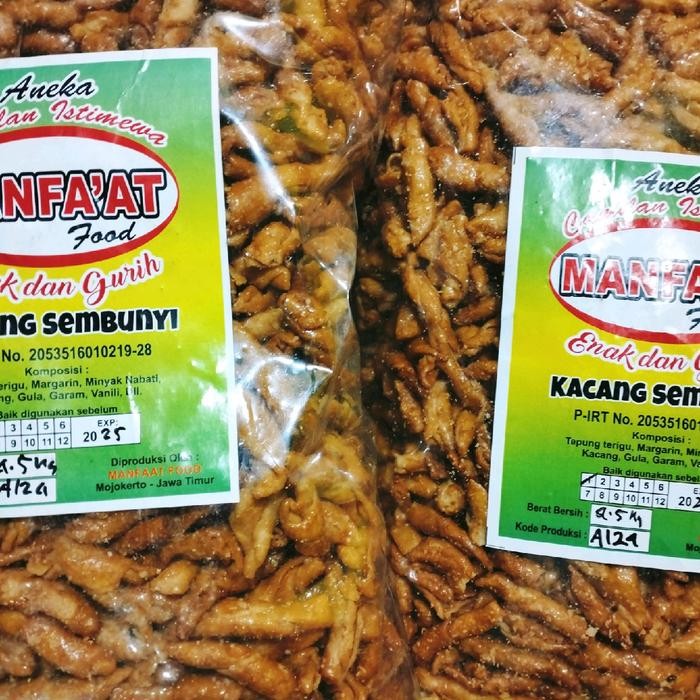 

Kacang sembunyi manis snack food 1kg camilan pak