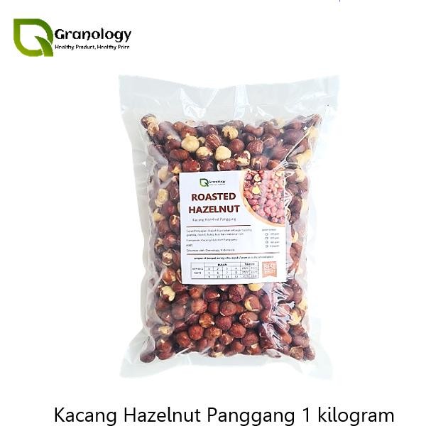

Kacang Hazelnut Oven / Roasted Hazelnut (1 kilogram) by Granology