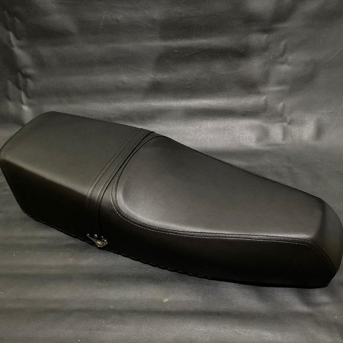 Jok panjang langsung seat vespa model new px lml arco npx racing hitam