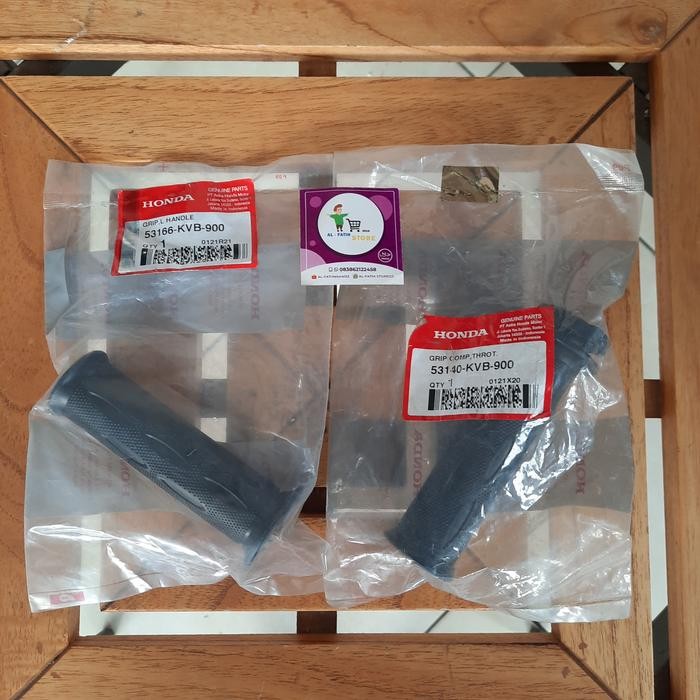 Handgrip Handfat Karet Stang Gas Kanan Kiri Beat Karbu Original AHM