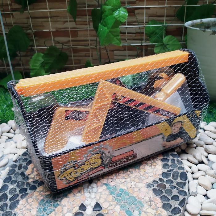 Set Mainan Tool Box Perlengkapan Pertukangan - Mainan set perkakas box