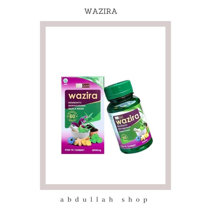 DISKON Kapsul Wazira Obat Wasir Ambeien WAZIRA Herbal Asli BPOM Original ZB315