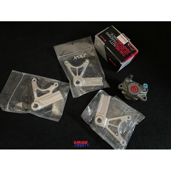 PREMIUM Kaliper brembo 2P original plus bracket belakang ninja RR