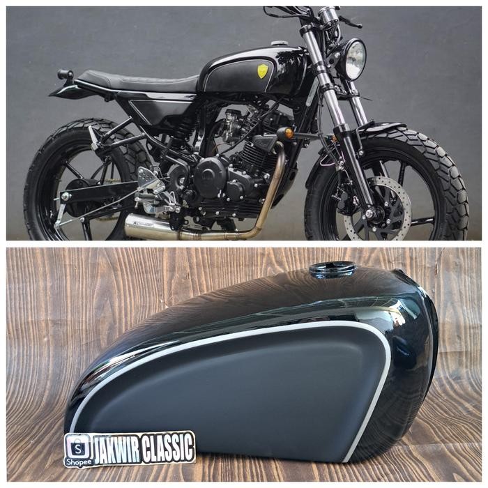 PREMIUM Tangki custom japstyle bober bratstyle Scrambler Scorpio Honda