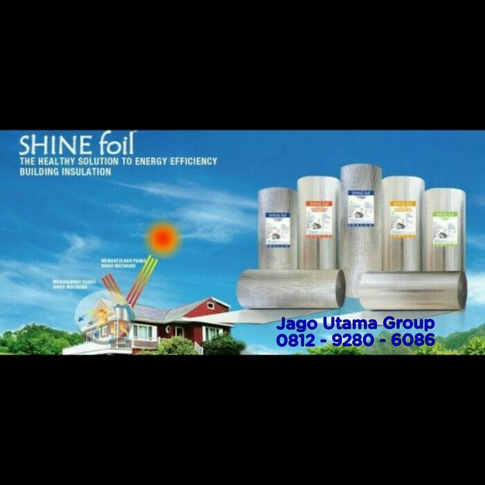 peredam panas ATAP alumunium foil bubble 8mm SHINE Foil G0-SEND