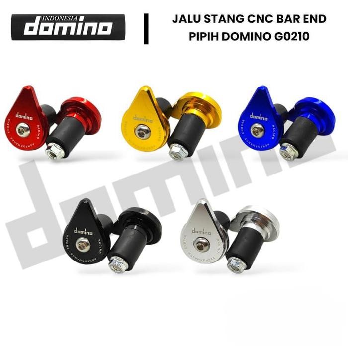Jalu Stang DOMINO Model Gepeng Full CNC Universal Modifikasi Variasi Motor Asli Grosir