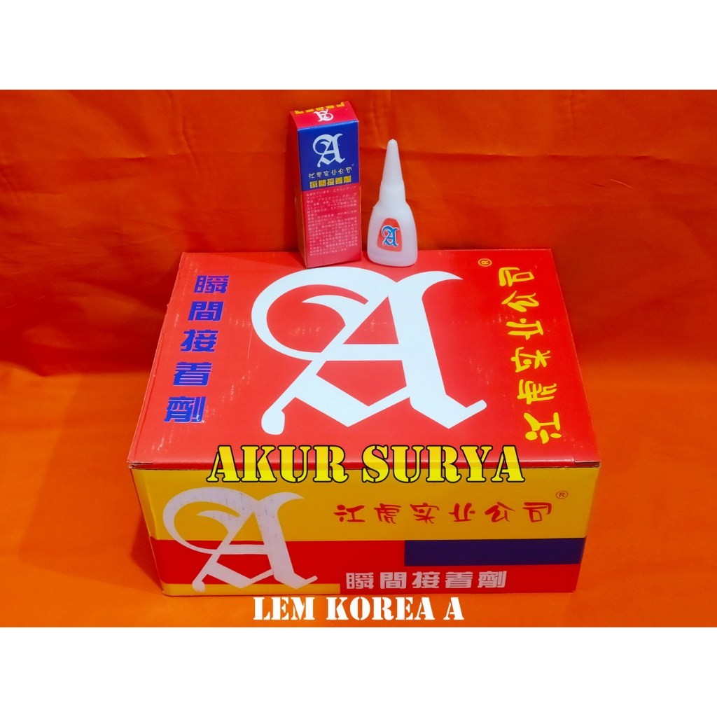 

(BOX 50 PCS) LEM KOREA A 12GR - LEM SETAN - LEM SERBAA - LEM SERBA A - LEM TETES CAIR - LEM POWER
