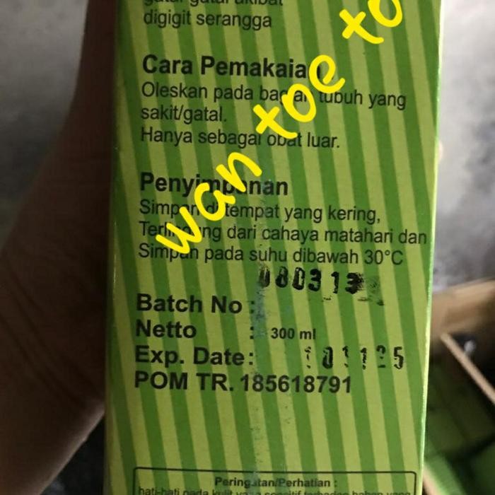 ORIGINAL.. MINYAK KAYU PUTIH AMBON HIJAU BURU 300ML