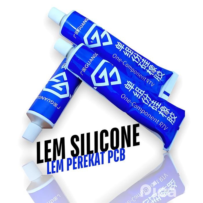 Lem Silicone Silikon Lampu LED Lem Perekat PCB Heatsink Tube Kuat Tahan Lama Menyerap Panas *