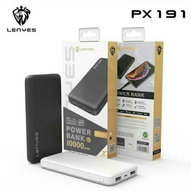 Pasti Murah Power Bank Lenyes Original Px191 10000 Mah Real Capacity