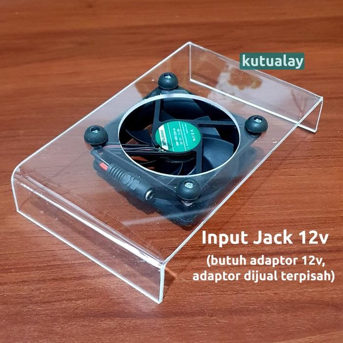 SendToday- Kipas Pendingin Stb Akrilik Fan 8Cm 12V Stb Router Tv Box Jack Cabang