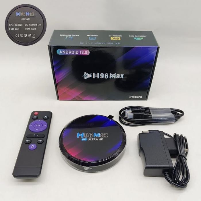 SendToday- 4K Tv Box Android 11 H96 Max 4Gb 64Gb 16Gb Bluetooth Mira Dual Wifi 2G