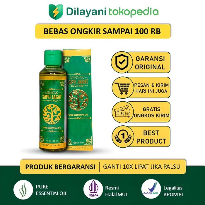 Obat Syaraf Kejepit, Nyeri Sendi dan Otot - Minyak Sapu Jagat 100% Ori
