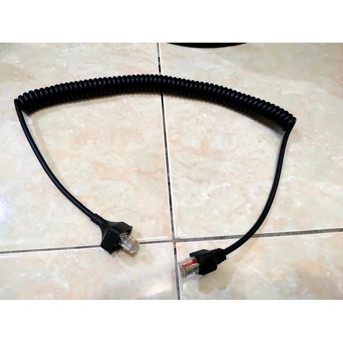 SendToday- Kabel Spiral 8 Pin Mic Kenwood Tm271A Tm281A Tm281 Tm271 Tm 271 281
