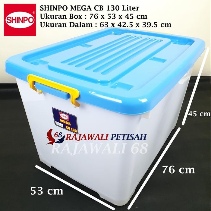 Shinpo Mega Cb130 Container Box Box Container Container Plastik