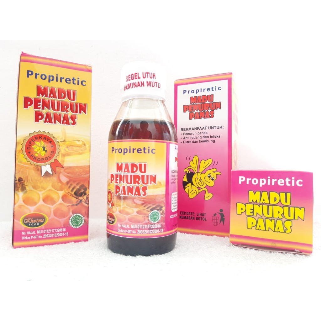 

Madu Penurun Panas Properetic Anti Radang Mengusir Panas Demam Anak