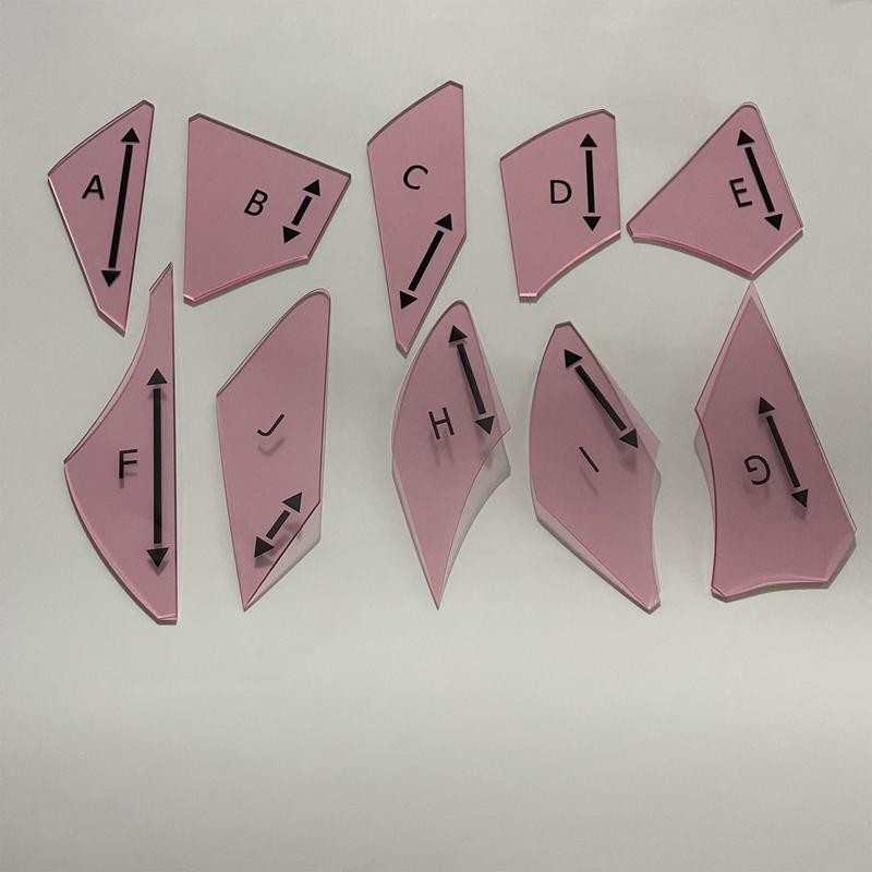 Multi-function Sewing Quilting Fan Acrylic Template Acrylic Ruler DIY Sewing Ruler Template Quilting