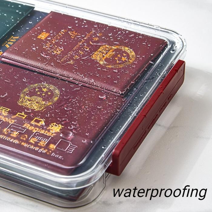 

Ready- Tempat Penyimpanan Dokumen/Kotak Penyimpanan Desktop Transparan