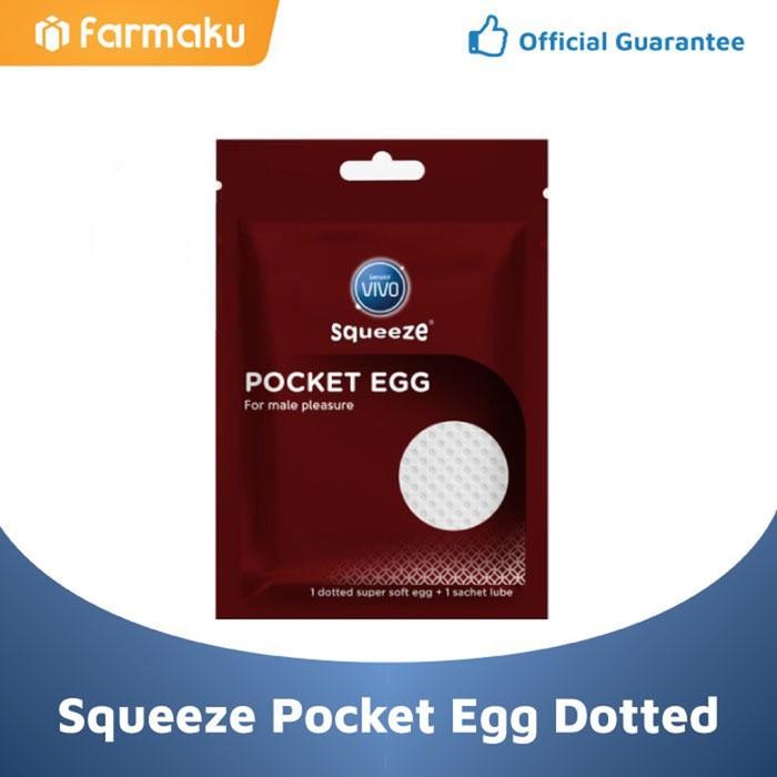 PvTerjamin- Vivo Squeeze Pocket Egg Dotted - Alat Bantu Seksual Pria