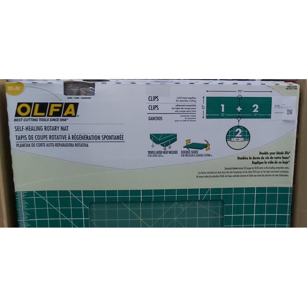 

olfa alas potong cutting mat 70" x 23" - model sambung 2