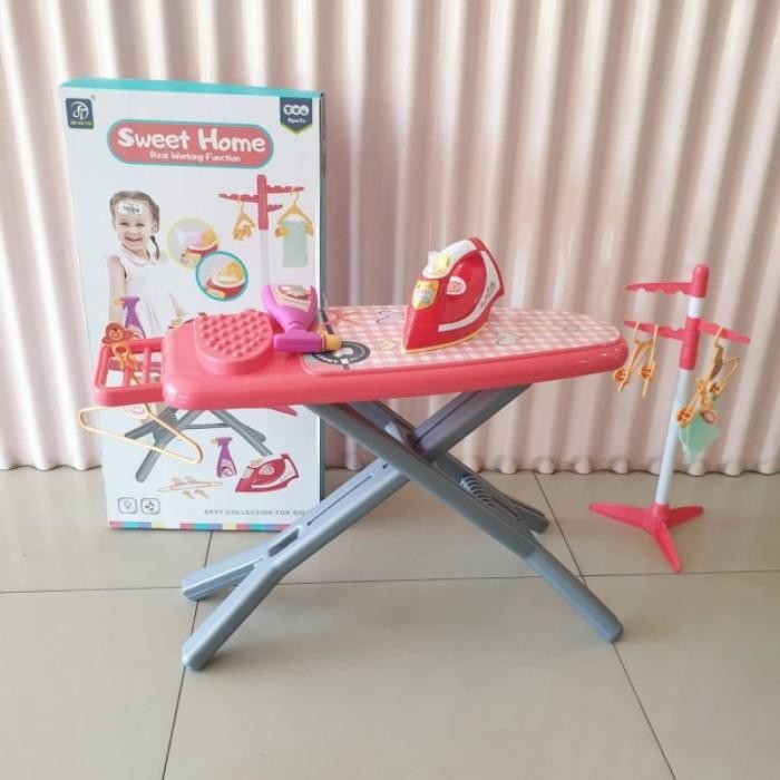 Mainan Anak Perempuan Meja Setrika Besar Sweet Home Set Magical Iron