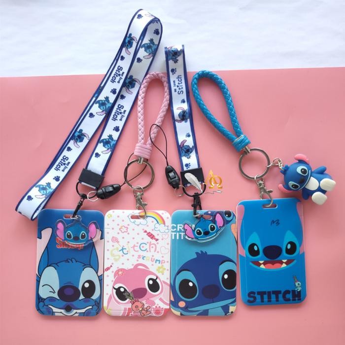 

Ready- Tempat Kartu Unik / Card Holder Model Tali Motif Stitch Imut