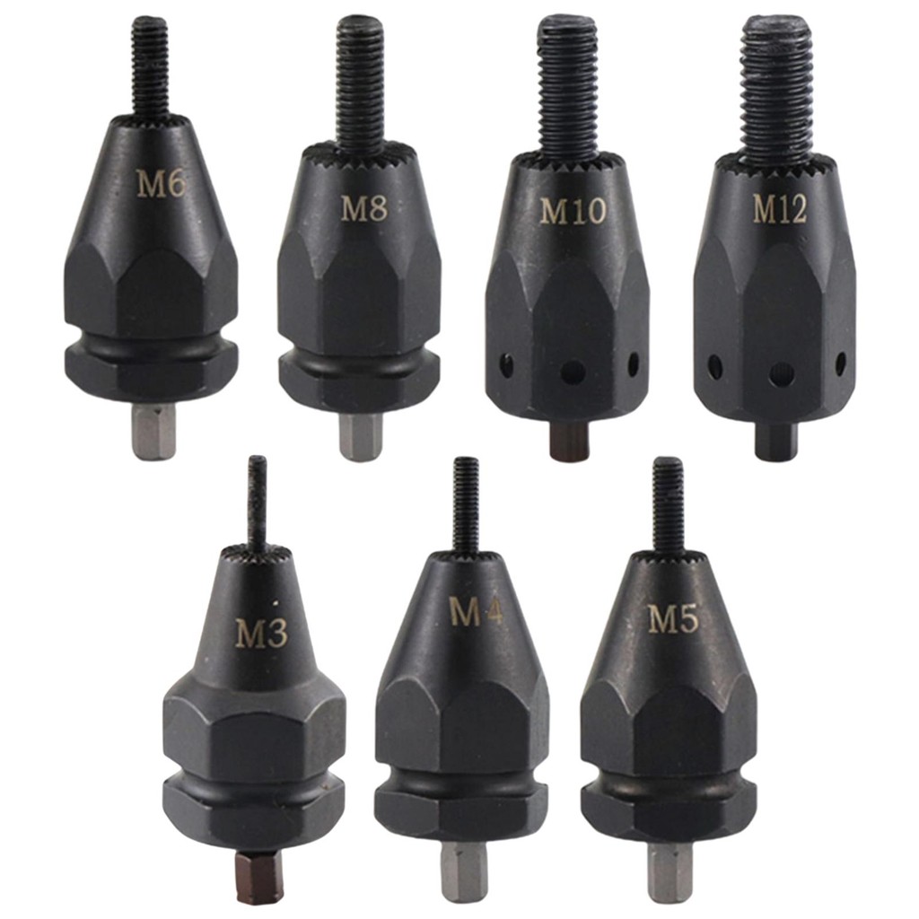 Cordless Rivet Nut Adapter, M3 para Air Rivet Kit, Rebitando Ferramenta