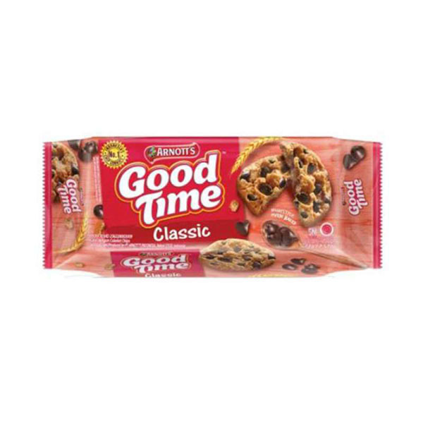 

GOOD TIME CLASSIC CHOCOCIPS COOKIES 72 GR