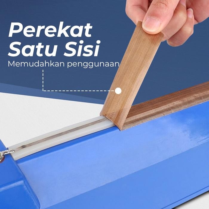 TOP LAKBAN TEFLON TAPE PTFE TAHAN PANAS ISOLASI KERTAS KAIN -