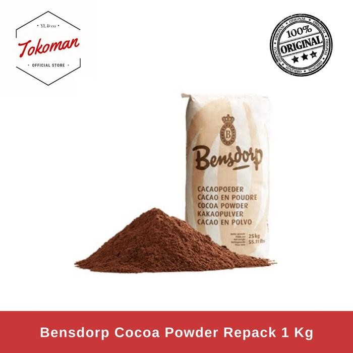 

InstanTanyadulu- Bensdorp Cocoa Powder Repack 1 kg / Coklat Bubuk - Asli Tanpa Campuran