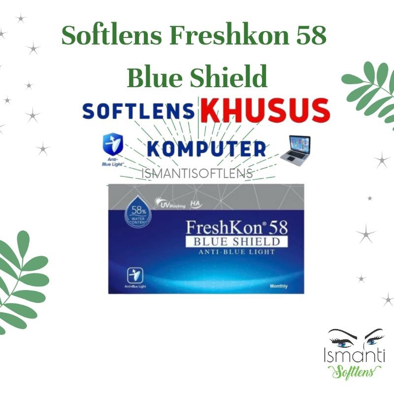 FR58 Blue Shield Softlens Bening Anti Blue Light Diameter 13.8 mm