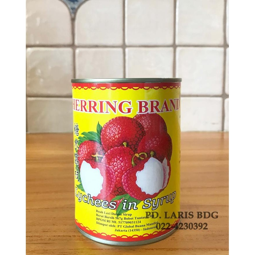 

LYCHEE SU/HERRING BRAND 567GR (BUAH LECI DALAM SIRUP)