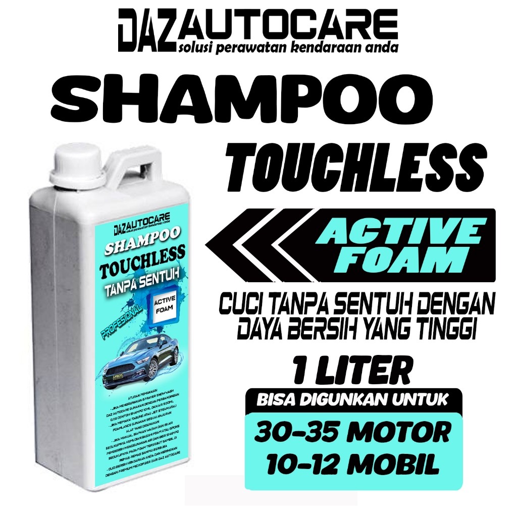 SUPER TOUCHLESS WASH SHAMPO TANPA SENTUH SHAMPO MOBIL DAN MOTOR