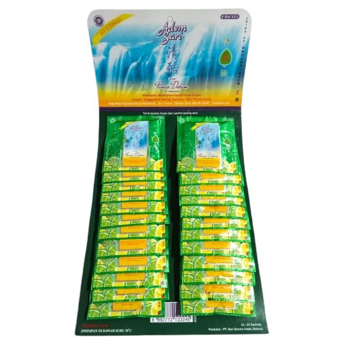 

1 Pak Adem Sari Sachet 7 Gram Isi 24 Pcs/Sachet Minuman