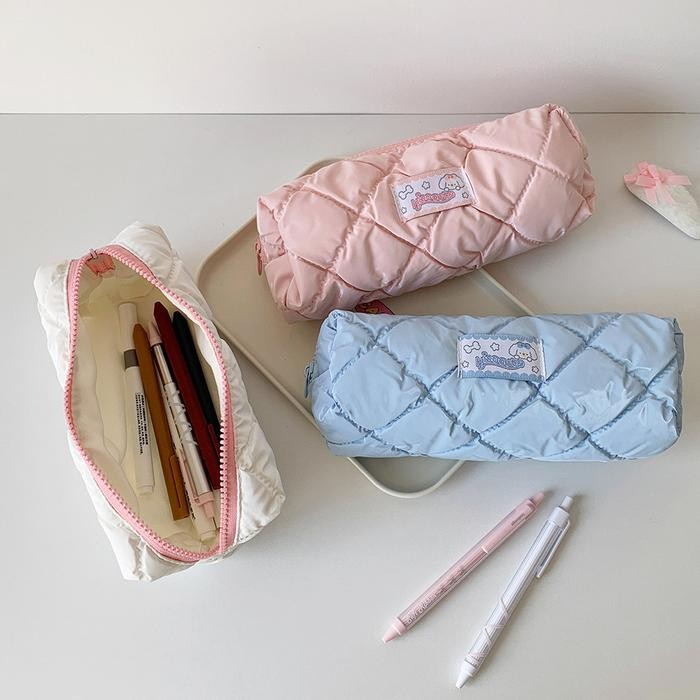 

ID SHINSDAY TEMPAT PENSIL KOTAK PENSIL SOFT PASTEL Y2K SERBAGUNA MAKEUP POUCH KOTAK PENSIL BANTAL