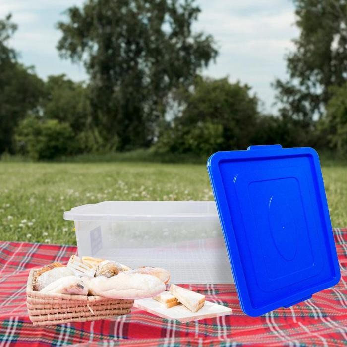 SHINPO BOX PENYIMPANAN KONTAINER PLASTIK 20 LITER KOTAK SERBAGUNA POLARIS CONTAINER BOX LOCK KLIP