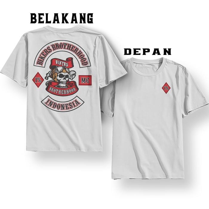 Potongan Harga Tshirt Kaos Bikers Brotherhood Mc 1% - Koas Bikers Brotherhood Premium Distro Kaos