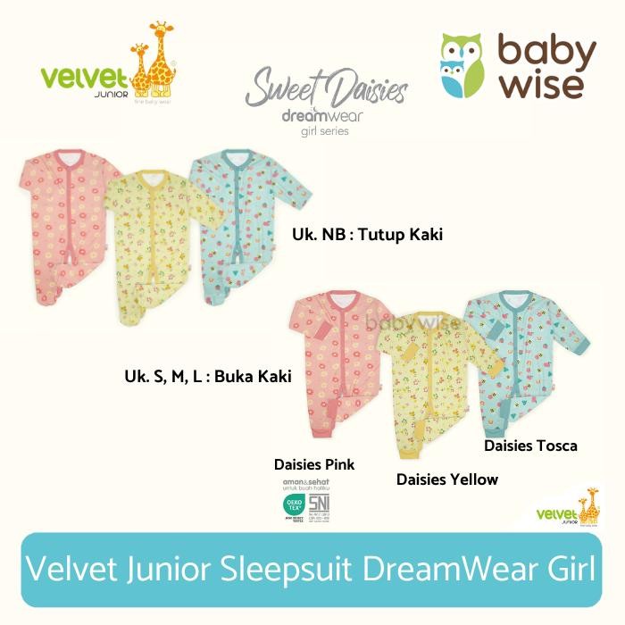 Modish- Velvet Junior Sleepsuit Dreamwear Girl