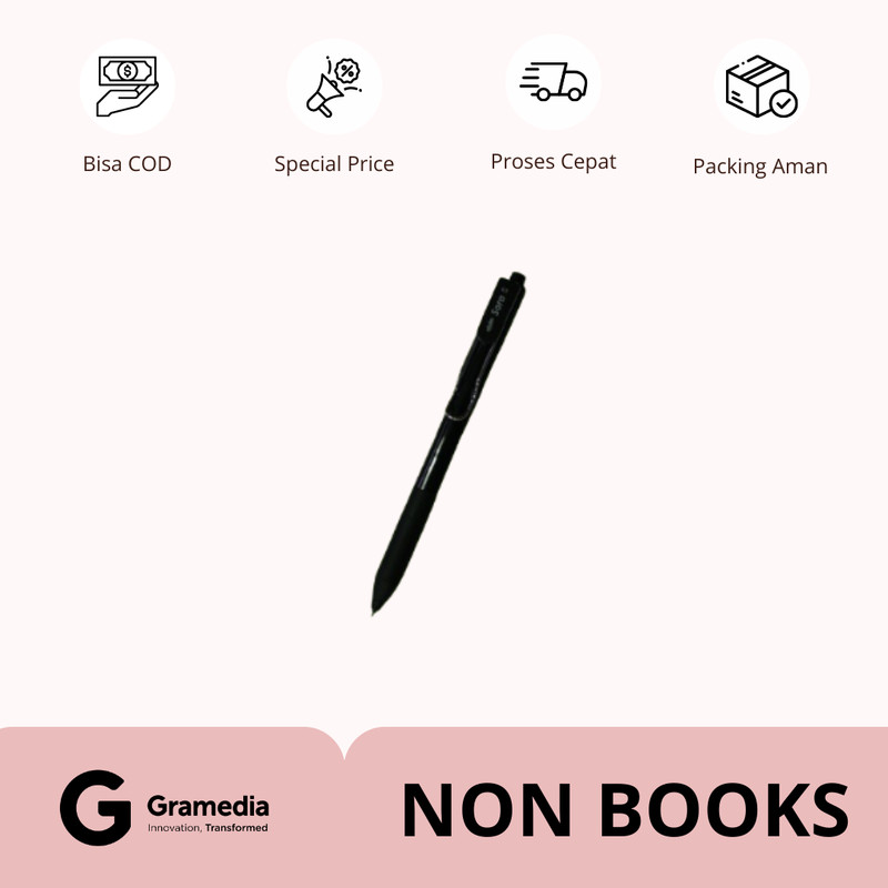 

Estudee Sora Gelpen 0.5 Ink Black - Pink Egp-242