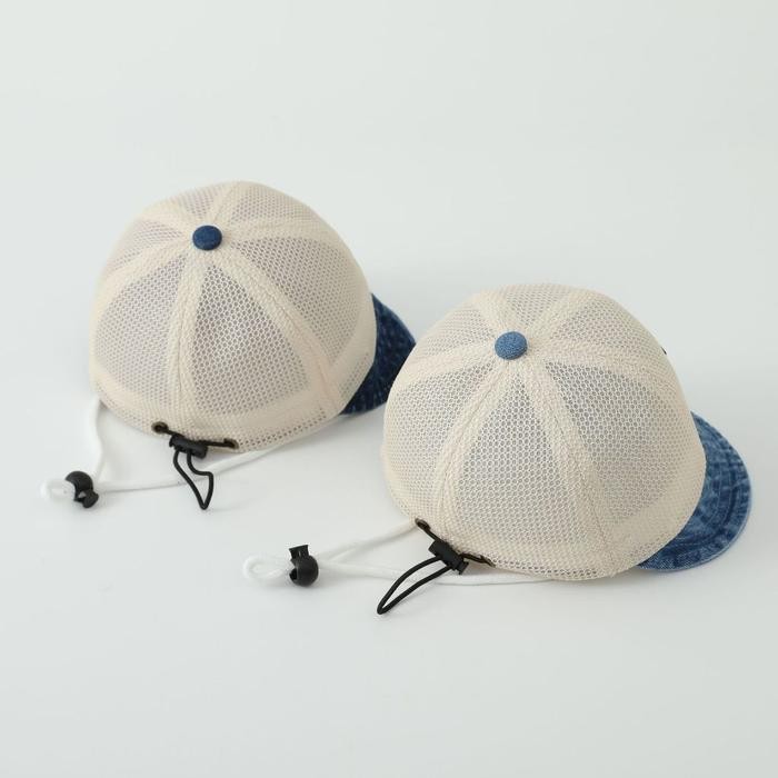 Topi Anak Laki Laki Import Topi Trucker Semi Bucket Anak Cowok Impor Topi Balita Warna Cream Motif