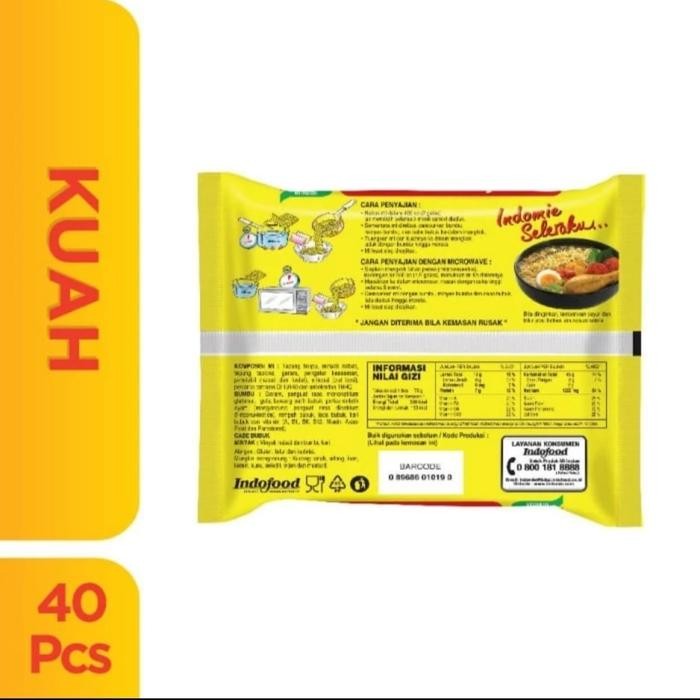 

INDOMIE KUAH KARI AYAM 1DUS 40PCS