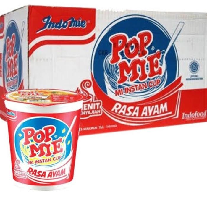 

POP MIE MI INSTAN CUP 1 DUS ISI 24 CUP @75 GRAM 90.000